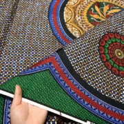 New Hot Sale African Wax Fabric Nigerian Ankara Block Prints Batik High Quality Sewing Cloth 2