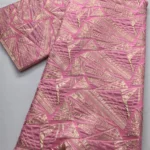 African Brocade Lace Fabrics High Quality 2025 Nigerian Jacquard Lace Fabric Sewing For Evening Prom Women Dresses 3466