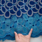 SJD LACE Swiss Voile African Cotton Lace Fabric 2025 High Quality 5 Yards Nigerian Cotton Lace for Sewing Women Party Dress 4460 - Image 6